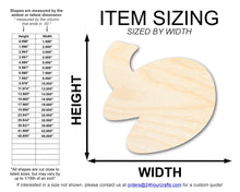 Load image into Gallery viewer, Unfinished Wood Open Fortune Cookie Shape | DIY Craft Cutout | up to 46&quot; DIY
