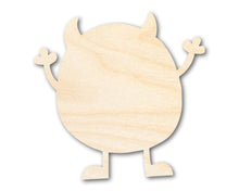 Load image into Gallery viewer, Unfinished Wood Little Monster Shape | DIY Craft Cutout | up to 46&quot; DIY
