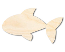 Load image into Gallery viewer, Unfinished Wood Cute Goldfish Shape | DIY Craft Cutout | up to 46&quot; DIY
