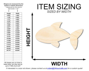 Unfinished Wood Cute Goldfish Shape | DIY Craft Cutout | up to 46" DIY