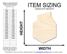 Load image into Gallery viewer, Unfinished Wood Short Milk Carton Shape | DIY Craft Cutout | up to 46&quot; DIY
