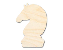 Load image into Gallery viewer, Unfinished Wood Chess Knight Shape | DIY Craft Cutout | up to 46&quot; DIY
