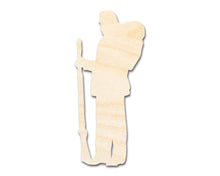 Load image into Gallery viewer, Unfinished Wood War Soldier Shape | DIY Craft Cutout | up to 46&quot; DIY
