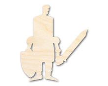 Load image into Gallery viewer, Unfinished Wood Cute Knight Shape | DIY Craft Cutout | up to 46&quot; DIY
