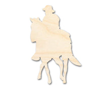 Load image into Gallery viewer, Unfinished Wood Soldier Riding Horse Shape | DIY Craft Cutout | up to 46&quot; DIY
