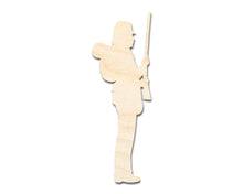 Load image into Gallery viewer, Unfinished Wood Soldier With Rifle Shape | DIY Craft Cutout | up to 46&quot; DIY
