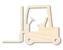 Load image into Gallery viewer, Unfinished Wood Fork Lift Shape | DIY Craft Cutout | up to 46&quot; DIY
