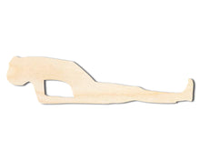 Load image into Gallery viewer, Unfinished Wood Yoga Fish Pose Shape | DIY Craft Cutout | up to 46&quot; DIY
