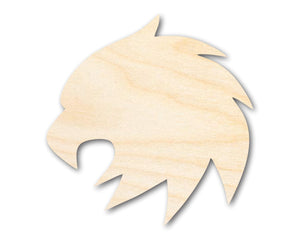 Unfinished Wood Eagle Mascot Shape | DIY Craft Cutout | up to 46" DIY