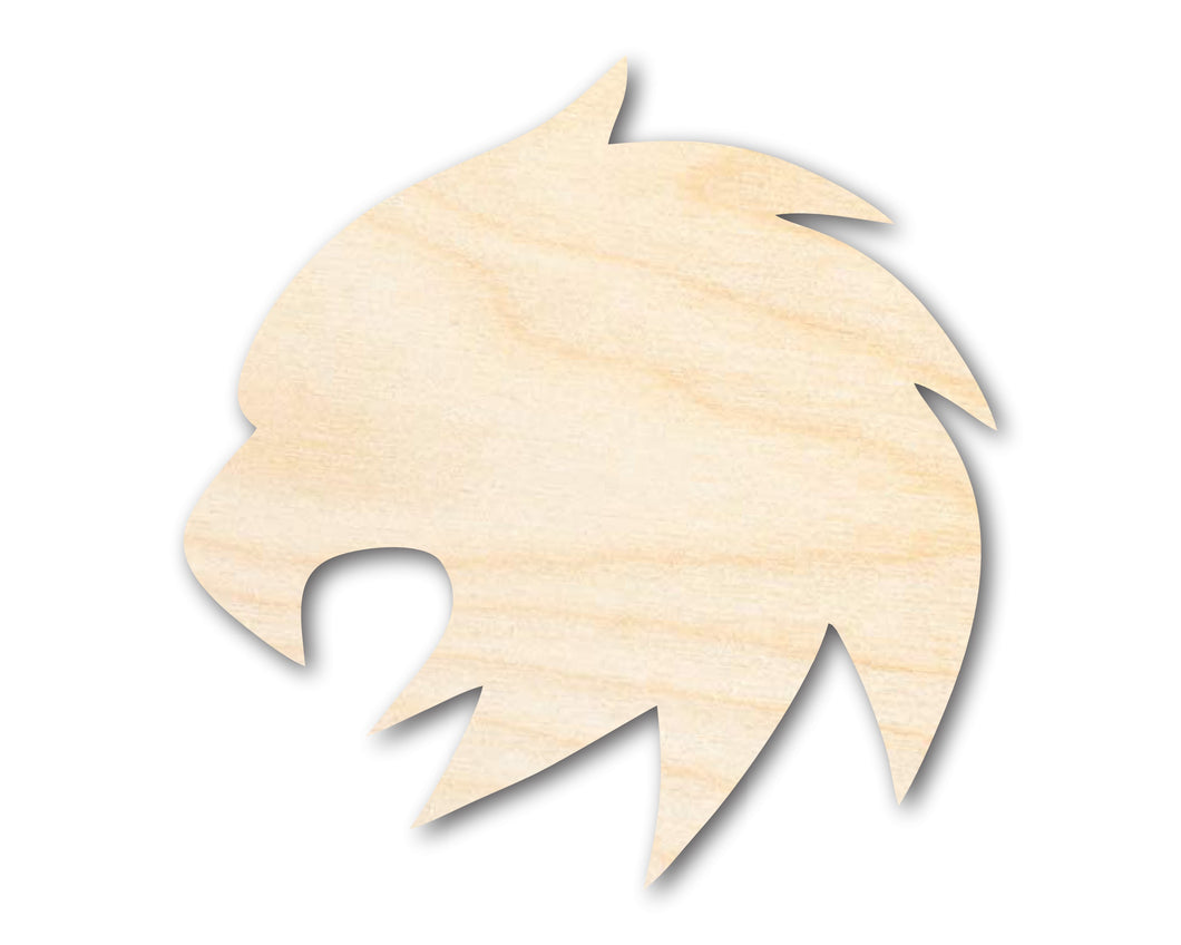 Unfinished Wood Eagle Mascot Shape | DIY Craft Cutout | up to 46