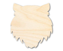 Load image into Gallery viewer, Unfinished Wood Tiger Mascot Shape | DIY Craft Cutout | up to 46&quot; DIY
