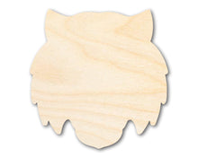 Load image into Gallery viewer, Unfinished Wood Tiger Mascot Shape | DIY Craft Cutout | up to 46&quot; DIY
