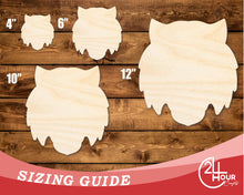 Load image into Gallery viewer, Unfinished Wood Tiger Mascot Shape | DIY Craft Cutout | up to 46&quot; DIY
