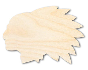 Unfinished Wood Native American Mascot Shape | DIY Craft Cutout | up to 46" DIY