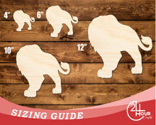 Load image into Gallery viewer, Unfinished Wood Lion Mascot Shape | DIY Craft Cutout | up to 46&quot; DIY
