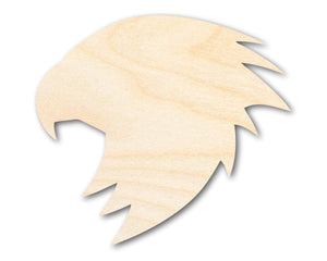 Unfinished Wood Falcon Mascot Shape | DIY Craft Cutout | up to 46" DIY