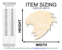 Load image into Gallery viewer, Unfinished Wood Falcon Mascot Shape | DIY Craft Cutout | up to 46&quot; DIY
