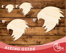 Load image into Gallery viewer, Unfinished Wood Falcon Mascot Shape | DIY Craft Cutout | up to 46&quot; DIY
