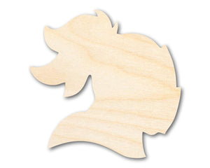 Unfinished Wood Knight Mascot Shape | DIY Craft Cutout | up to 46" DIY