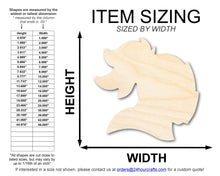 Load image into Gallery viewer, Unfinished Wood Knight Mascot Shape | DIY Craft Cutout | up to 46&quot; DIY
