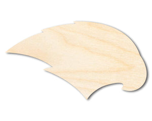 Unfinished Wood Hawk Mascot Shape | DIY Craft Cutout | up to 46" DIY