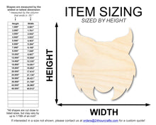 Load image into Gallery viewer, Unfinished Wood Wildcat Mascot Shape | DIY Craft Cutout | up to 46&quot; DIY
