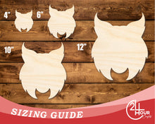 Load image into Gallery viewer, Unfinished Wood Wildcat Mascot Shape | DIY Craft Cutout | up to 46&quot; DIY
