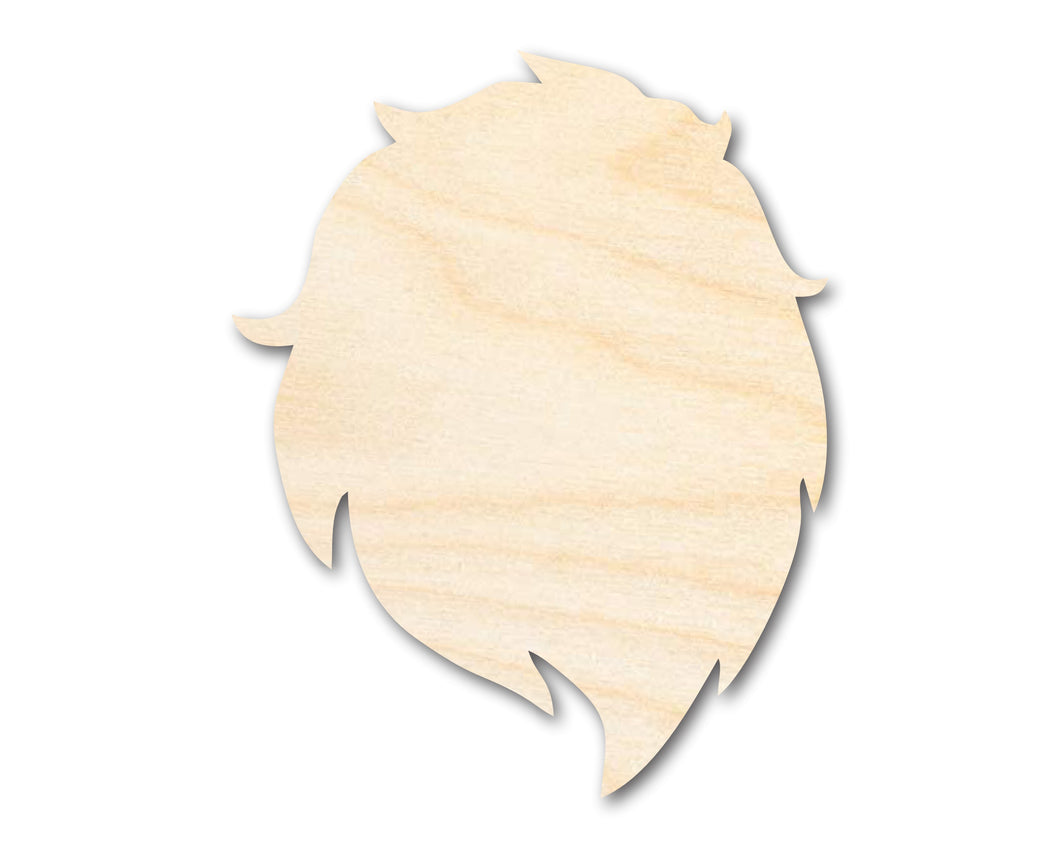 Unfinished Wood Lion Mascot Shape | DIY Craft Cutout | up to 46