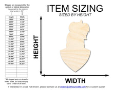 Load image into Gallery viewer, Unfinished Wood Knight Mascot Shape | DIY Craft Cutout | up to 46&quot; DIY
