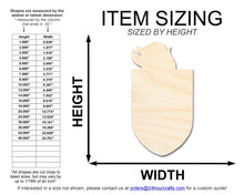 Load image into Gallery viewer, Unfinished Wood Knight Mascot Shape | DIY Craft Cutout | up to 46&quot; DIY
