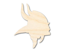 Load image into Gallery viewer, Unfinished Wood Viking Mascot Shape | DIY Craft Cutout | up to 46&quot; DIY
