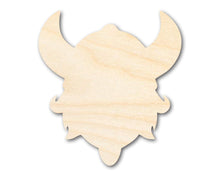 Load image into Gallery viewer, Unfinished Wood Viking Mascot Shape | DIY Craft Cutout | up to 46&quot; DIY
