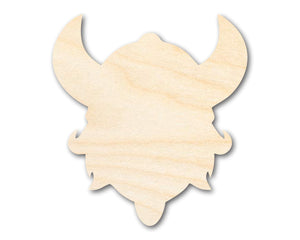 Unfinished Wood Viking Mascot Shape | DIY Craft Cutout | up to 46" DIY