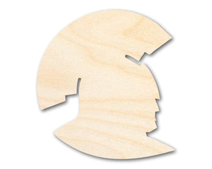 Unfinished Wood Spartan Mascot Shape | DIY Craft Cutout | up to 46" DIY