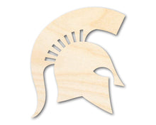 Load image into Gallery viewer, Unfinished Wood Spartan Mascot Shape | DIY Craft Cutout | up to 46&quot; DIY
