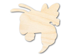 Unfinished Wood Hornet Mascot Shape | DIY Craft Cutout | up to 46" DIY