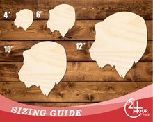 Load image into Gallery viewer, Unfinished Wood Bear Mascot Shape | DIY Craft Cutout | up to 46&quot; DIY
