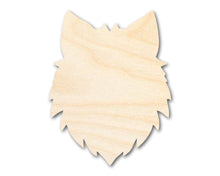 Load image into Gallery viewer, Unfinished Wood Wolf Mascot Shape | DIY Craft Cutout | up to 46&quot; DIY
