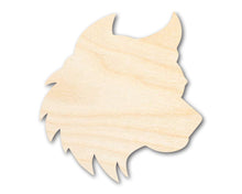 Load image into Gallery viewer, Unfinished Wood Wolf Mascot Shape | DIY Craft Cutout | up to 46&quot; DIY
