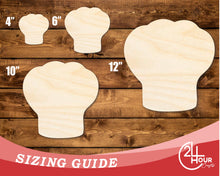 Load image into Gallery viewer, Unfinished Wood Chef Hat Shape | DIY Craft Cutout | up to 46&quot; DIY
