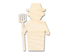 Load image into Gallery viewer, Unfinished Wood Farmer Shape | DIY Craft Cutout | up to 46&quot; DIY
