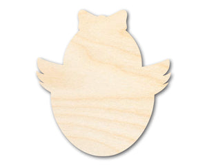 Unfinished Wood Cute Chicky Shape | DIY Craft Cutout | up to 46" DIY