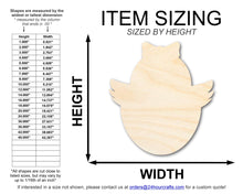 Load image into Gallery viewer, Unfinished Wood Cute Chicky Shape | DIY Craft Cutout | up to 46&quot; DIY
