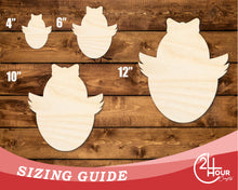 Load image into Gallery viewer, Unfinished Wood Cute Chicky Shape | DIY Craft Cutout | up to 46&quot; DIY
