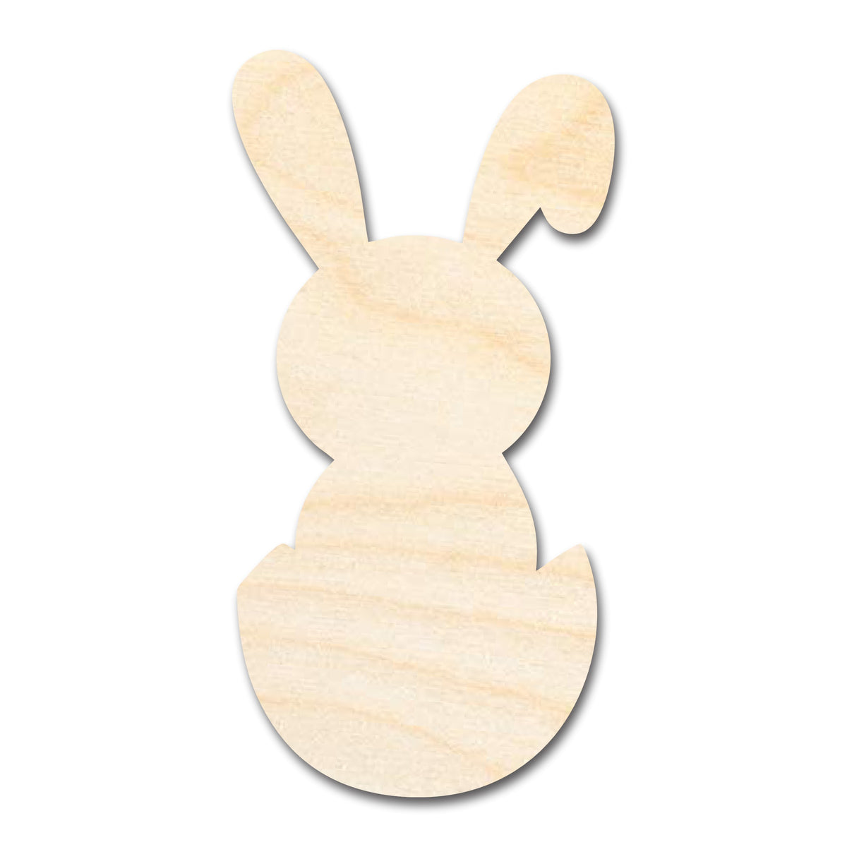Unfinished Wood Cute Bunny Shape | DIY Craft Cutout | up to 46