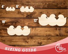 Load image into Gallery viewer, Unfinished Wood Marshmellow Chicks Shape | DIY Craft Cutout | up to 46&quot; DIY
