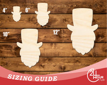 Load image into Gallery viewer, Unfinished Wood Leprechaun Shape | DIY Craft Cutout | up to 46&quot; DIY
