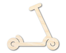 Load image into Gallery viewer, Unfinished Wood Scooter Shape | DIY Craft Cutout | up to 46&quot; DIY
