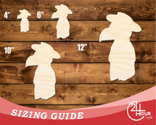 Load image into Gallery viewer, Unfinished Wood Cute Plague Doctor Shape | DIY Craft Cutout | up to 46&quot; DIY
