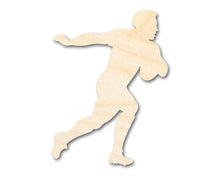 Load image into Gallery viewer, Unfinished Wood Rugby Player Shape | DIY Craft Cutout | up to 46&quot; DIY
